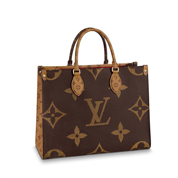 Louis-Vuitton-Brown-Old-Flower-Tote-Bag
