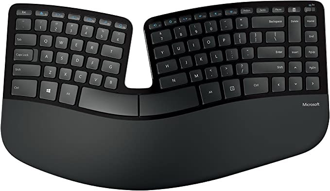 microsoft l5v-00001 ergonomically designed wireless keyboard and mouse